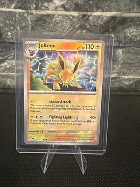 Pokemon Jolteon Pokeball Holo 029/131 from Prismatic Evolution Set M/NM